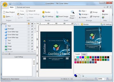 TBS Cover Editor 专业包装设计软件的设计与制作